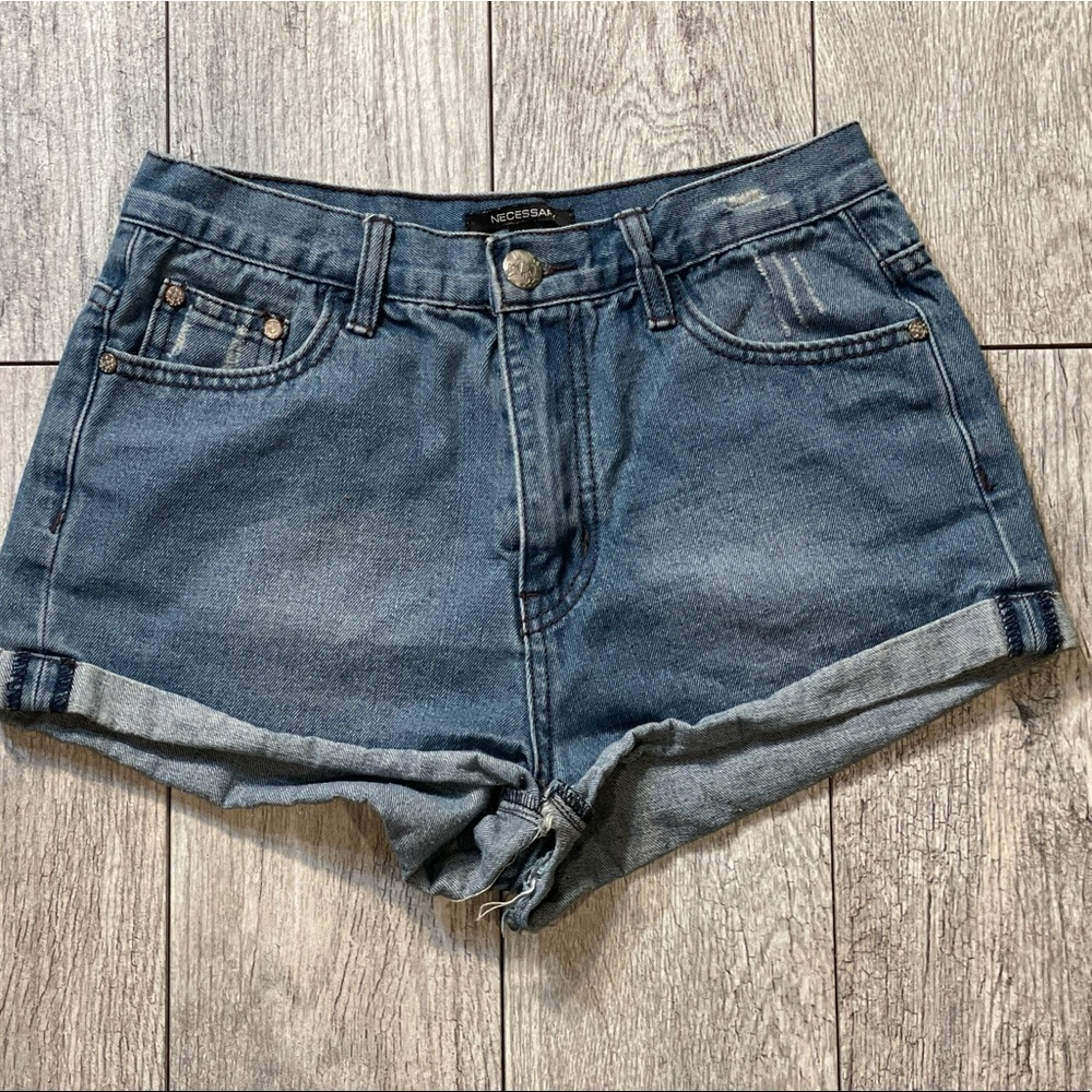 Necessary Clothing Jean distressed high rise‎